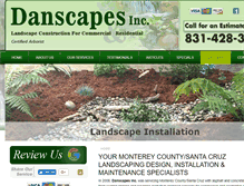 Tablet Screenshot of calldanscapes.com